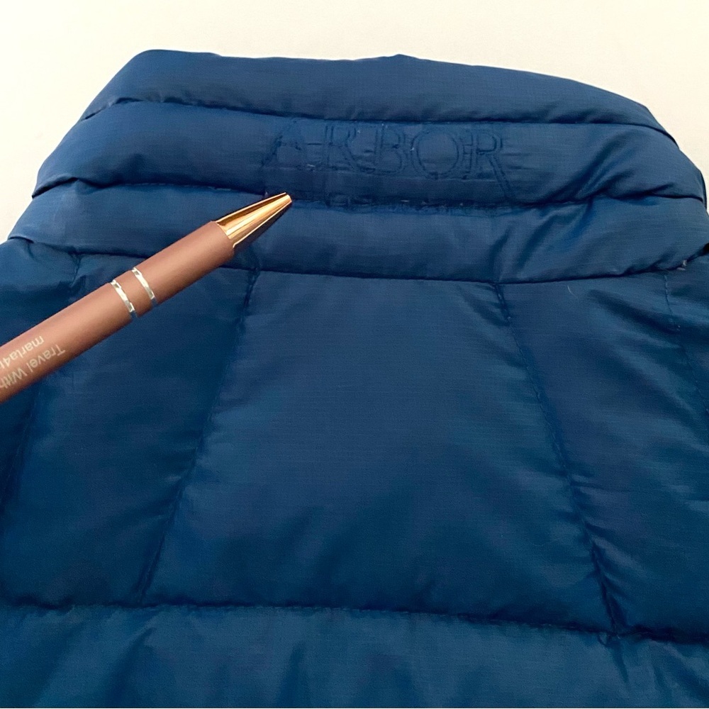 Patagonia Men’s Vest Down Sweater Vest Down Puffer Winter Vest Blue size Small - Picture 13 of 15
